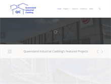 Tablet Screenshot of industrialcladding.com.au